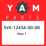 5VX-1243A-00-00 Yamaha Hose 5VX1243A0000, New Genuine Oem Part. Price: $18.10.