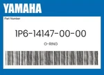 Yamaha Genuine O-ring 1P6-14147-00-00 New. Price: $9.78.