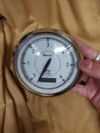 Faria White 3-1/4" Tachometer HOURMETER/6000 RPM(5-SS1) New. Price: $175.00.