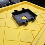 Kawasaki Jetski X2 Js Plastic Battery Case Holder Box Tray Straps Used. Price: $25.00.