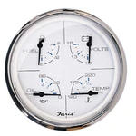 Faria Chesapeake White Ss 5" Multifunction Gauge 33864 New. Price: $293.24.