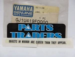Nos Yamaha Objects In Mirror Decal Sticker Wave Raider Venture LST1200 RA1100 New. Price: $12.59.