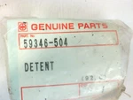 Kawasaki Nos New 59346-504 Steering Cable Detent Js JB650 JF650 JL650. Price: $7.99.