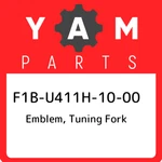 F1B-U411H-10-00 Yamaha Emblem, Tuning Fork F1BU411H1000, New Genuine Oem Part. Price: $25.84.