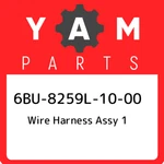 6BU-8259L-10-00 Yamaha Wire Harness Assy 6BU8259L1000, New Genuine Oem Part. Price: $1410.48.
