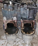 Yamaha Wave Runner Iii Gp Raider 61X 700 701 Cylinders Pistons Jug Std Used. Price: $359.99.
