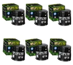 Hiflofiltro HF740 Oil Filter 6-PACK Black Replaces Yamaha 69J-13440 New. Price: $57.54.