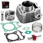 KLF250A For Kawasaki Bayou Cylinder Jug Top End Rebuild Gasket Piston Ring Set New. Price: $109.99.