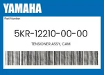 Yamaha Genuine Tensioner Assy, Cam 5KR-12210-00-00 New. Price: $77.58.