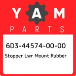 6D3-44574-00-00 Yamaha Stopper Lwr Mount Rubber 6D3445740000, New Genuine Oem Pa. Price: $24.84.
