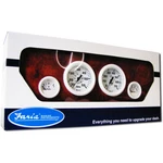 Faria KT9794 Dress White Outboard Gauge Set Speed Tach Fuel Volt New. Price: $276.89.