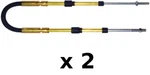 Pack 23 Ft Standard Control Cables Fits Honda Suzuki Tohatsu Yamaha Nissan New. Price: $150.65.