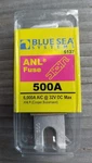 Blue Sea Marine 5137 500A Anl Fuse New Box And Free Shipping!!!. Price: $22.00.