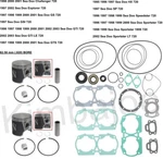 All Sea Doo 720 Rotax 717 Motor 82.50 Mm (.020) Bore Namura Piston Kits Rebuild New. Price: $248.34.