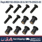 12X Windshield Screws & Nuts For Yamaha Snowmobile 90150-05024-00 90179-05523-00 New. Price: $11.99.