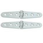 Whitecap S-605C Strap Hinge Cp/brass 6" X 1-1/8" Pair New. Price: $36.49.