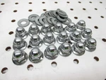 Kawasaki M8 Acorn Nut Set Of 18 900 1100 Triple Jet Ski Stx Zxi Sxr Head Used. Price: $19.95.