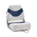 Deckmate PFS-300 Gray/navy Premium Folding Pontoon Boat Seat- New Box. Price: $80.00.