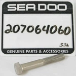 1 New Genuine Brp Sea-doo Hex Head Screw M6X40 Stainless Bolt Oem 207064060 Nos. Price: $7.73.