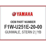 Yamaha Gunwale, Stern F1W-U251E-20-00 Oem New. Price: $163.11.