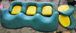 Yamaha 1998 Exciter 220 135 Twin Rear Seat Base Back Bottom Cushion Pad Cover For. Price: $449.99.