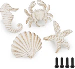 Coastal Ocean Starfish Seashell Crab Drawer Pulls Nautical Horse Door Handle New. Price: $28.77.
