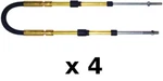 4 Pack 23 Ft Standard Control Cables Fits Honda Suzuki Tohatsu Yamaha Nissan New. Price: $281.93.