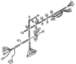 Yamaha Oem Wire Harness Assembly 6D3-8259L-A4-00 2005-2009 Vx Dlxe Sprt Crsr Pwc New. Price: $1361.95.