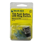 Blue Sea Systems 4162, Marine Push Button Led Ring Switch 10A / 12V New. Price: $22.99.