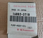 Genuine Kawasaki Jetski Oil Pump Assembly Part Number : 16082-3710 New. Price: $46.64.
