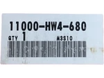 New Oem Honda Crankcase Set 11000-HW4-680. Price: $833.04.