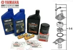 Yamaha 2021+ F25 Oil Change Gear Lube Spark Plugs Maintenance Kit Water Pump T25 New. Price: $166.95.