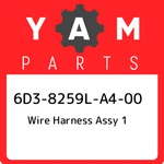 6D3-8259L-A4-00 Yamaha Wire Harness Assy 1 6D38259LA400, New Genuine Oem Part. Price: $2782.90.