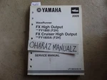 2009 Yamaha Wave Runner Fx High Output Cruiser FY1800/A F2H Service Manual Oem Used. Price: $51.44.